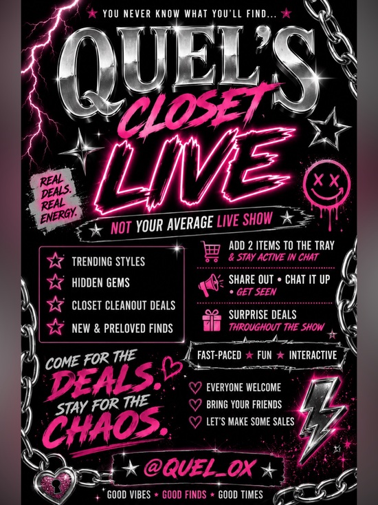 Other - Quel’s Closet Live Show